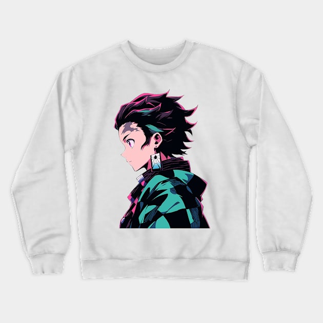 tanjiro Crewneck Sweatshirt by weirdesigns